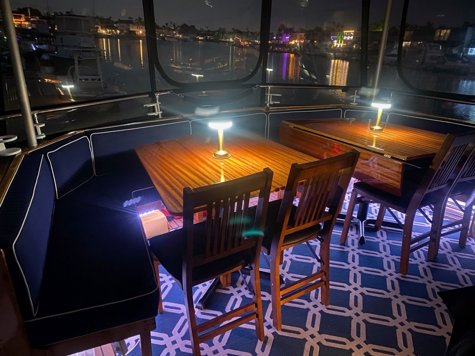 Aft Deck with Tables