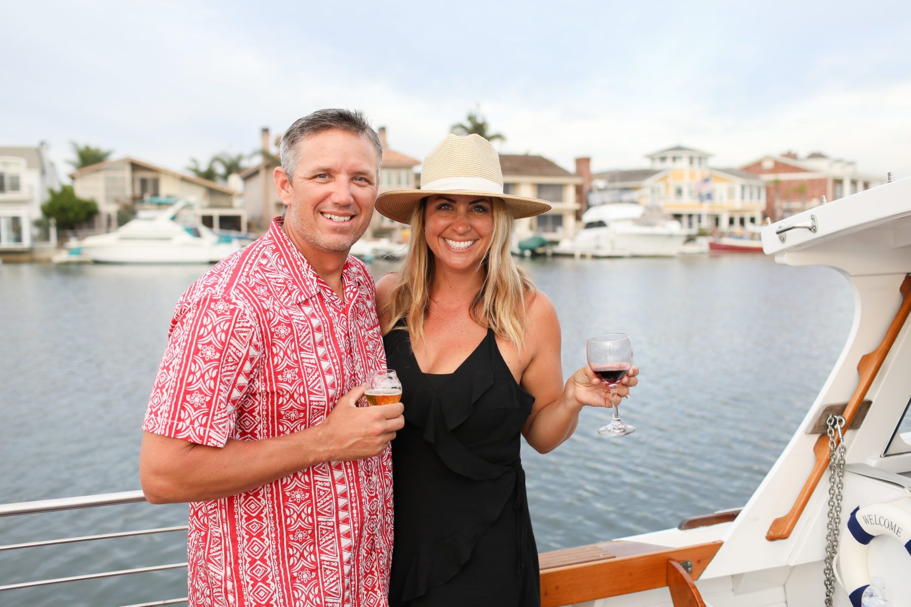 Craft Beer and Wine Couple