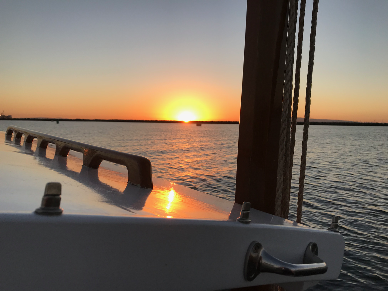 Sunset off the Alexandria