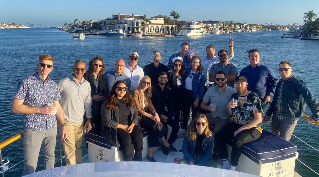 Private yacht charter for a large group